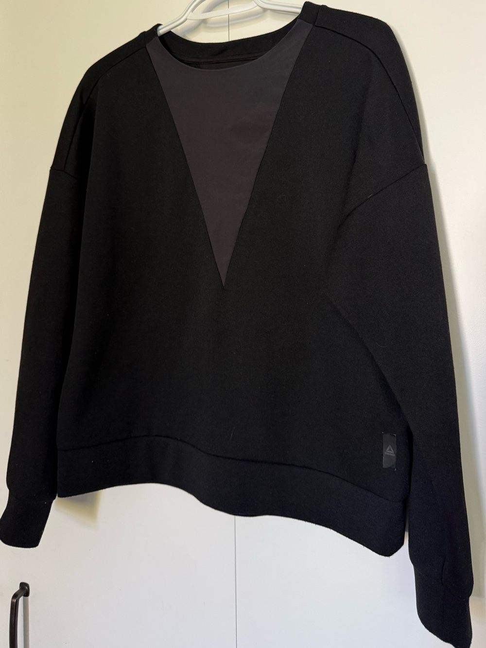 Speedwick Crewneck Sweater with Double V-Inset: Reebok